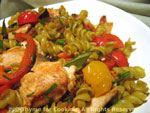 pasta with chicken and peppers