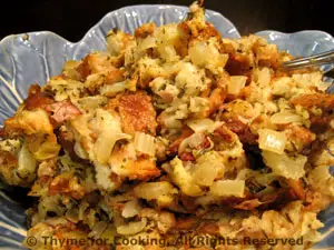 Sage, Prosciutto, (Giblet) and Celery Stuffing