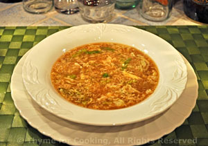 Hot and Sour Savoy Soup