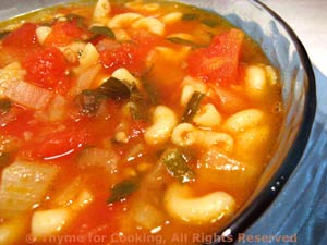 Tomato, White Bean and Pasta Soup