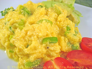 Green Garlic Scrambled Eggs