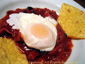 Poached eggs with Tortillas 