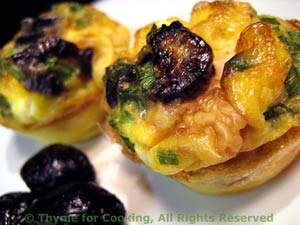 Greek Olive and Feta Mini Frittatas