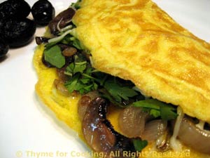 Wild (Forest or Field) Mushroom Omelet