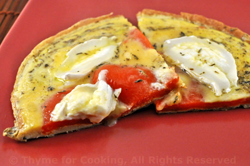 Tortilla de Pimiento (Omelet with Red Peppers)