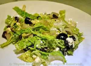 Winter Salad of Endive and Savoy Cabbage