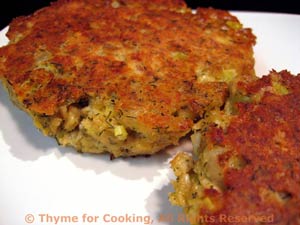 Salmon Patties with Caper Tarter Sauce