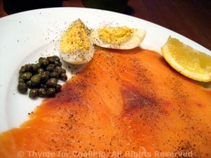 Smoked Salmon with Traditional Garnish
