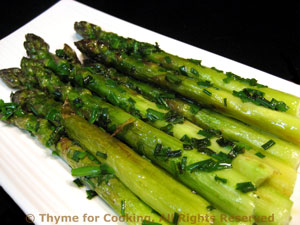Asparagus with Butter and Herbs