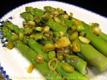 asparagus with green garlic