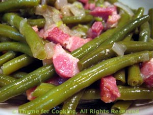 Green Beans with Prosciutto 