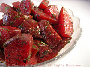 Beets (Beetroot) with Butter and Parsley