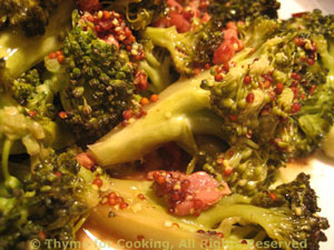 Broccoli with Bacon and Mustard