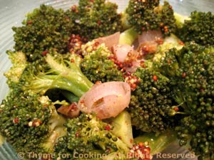 Broccoli with Shallots and Mustard