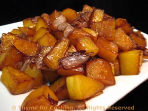 Sautéed Butternut Squash, Oriental Style