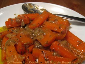 Braised Carrots and Shallots