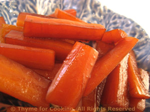Soy Balsamic Glazed Carrots