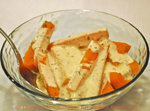 Carrots with Yogurt Cream