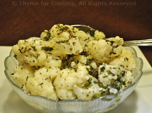 Cauliflower with Lemon