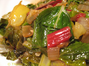 Sautéed Chard with Tomatoes