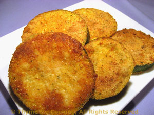 Baked Zucchini (Courgette) Rounds