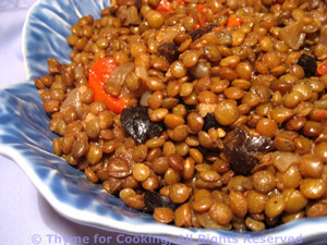 Lentils with Tomatoes