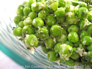 Peas with Parmesan