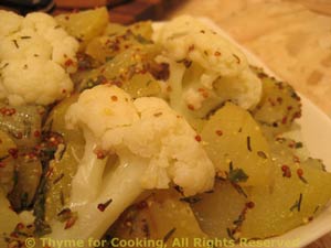 Hot Cauliflower and Potato Salad
