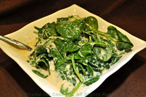 Creamed Spinach