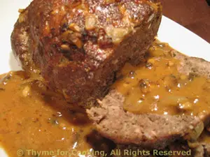 Meatloaf with Mushroom Sauce