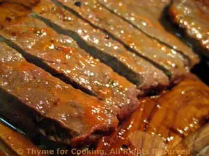 Barbecued Flank Steak