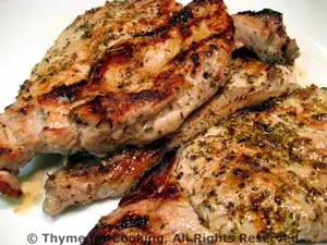 Veal Chops with Herbs, Lemon and Garlic