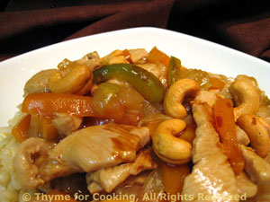 Cashew Chicken and Vegetables