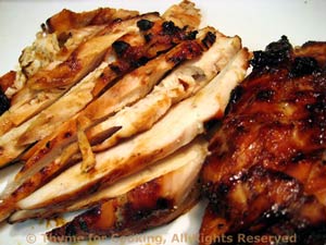 Chicken Breasts with Orange/Mustard Glaze