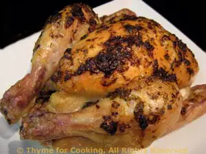 Cornish Game Hens with Herb Sauce