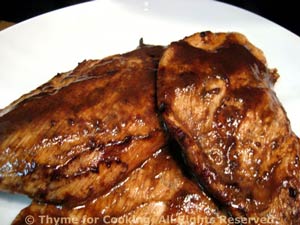 Balsamic Glazed Turkey Cutlets