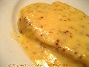 Baked Snapper with Lemon-Mustard Sauce