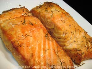 Grilled Salmon with Tarragon Mayonnaise