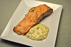 salmon tarragon