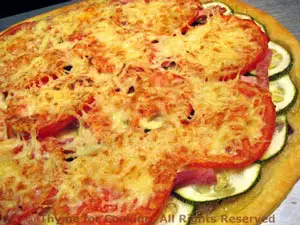 Zucchini and Tomato Tart
