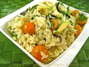 Basmati Rice Avocado Pilaf