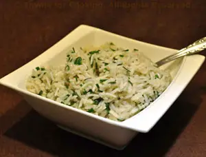 Basmati Rice with Lemon and Chives