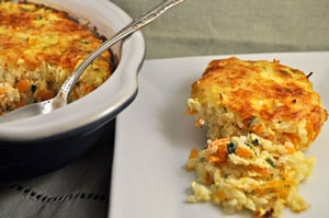 Carrot and Rice Gratin