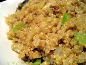 Quinoa with Fried Onions and Celery
