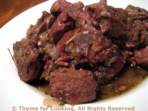 Braised Lamb in Red Wine