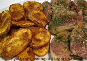 Baked Lamb Chops with Persillade