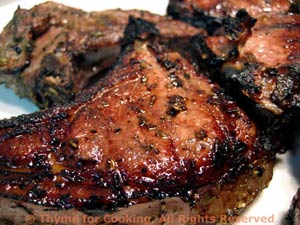 Grilled Glazed Lamb Chops