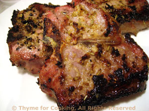 Grilled Lamb Chops Dijon