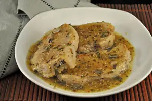 Pork Chops with Maple Syrup and Mustard