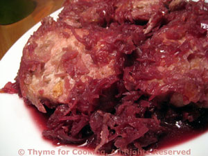 Pork Chops with Red Cabbage